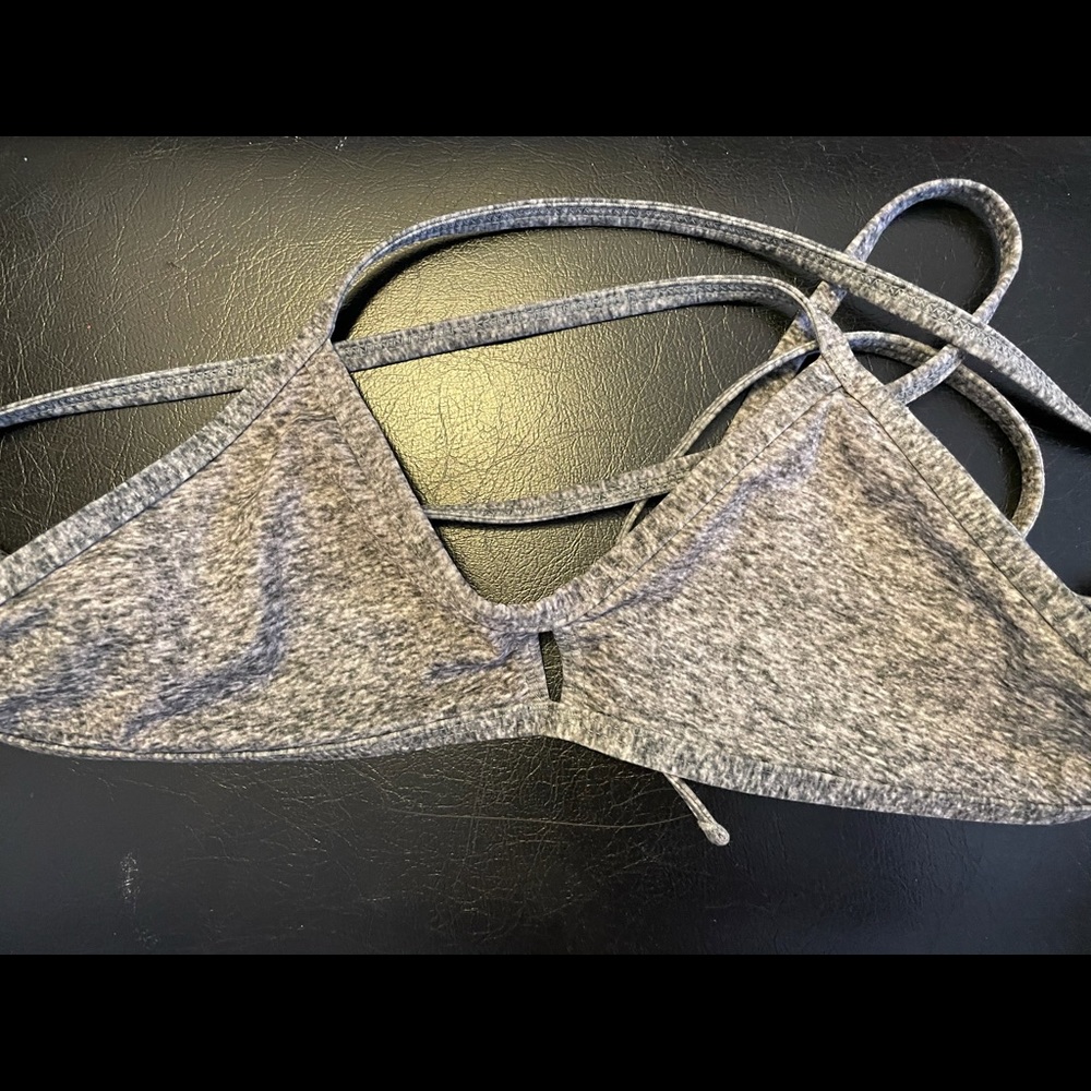 Grey Jolyn bikini top
